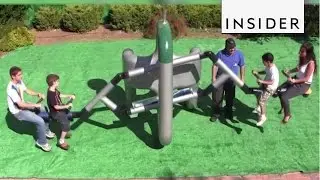 An Israeli company makes educational playground equipment