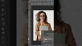 The Best and Easiest Way to Select Hair - Adobe Photoshop Tutorial #shorts