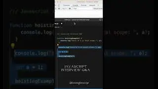 javascript interview | hoisting related most asked javascript interview question