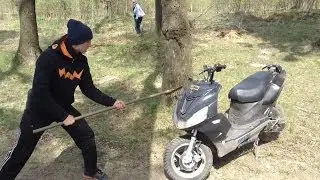 Как снять пластик с китайского скутера