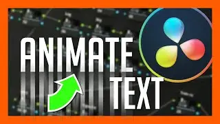 How To Animate Text in Resolve - DaVinci Resolve 16 Basics Tutorial