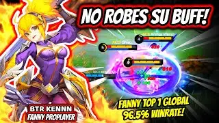 THIS HAPPENS WHEN YOU STEAL BTR KENNN'S BUFF! FANNY TOP 1 GLOBAL 96.5% WINRATE! | MOBILE LEGENDS