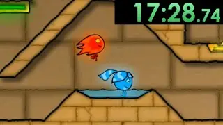 I decided to speedrun Fireboy and Watergirl 2 and wasn't incredibly lonely this time