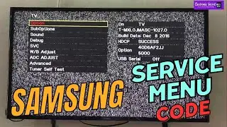 Samsung Tv Service Menu Code