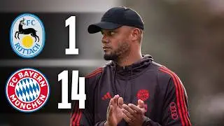 14 FC Bayern goals on Kompany's debut | FC Rottach-Egern – FC Bayern | Highlights 2024