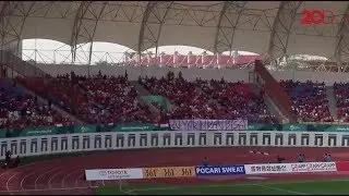 Gemuruh Suporter Garuda Muda di Stadion Wibawa Mukti