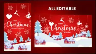 Christmas Intro After Effects - Christmas Intro Template 2025