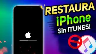 Cómo RESTAURAR! Un iPHONE BLOQUEADO Sin iTunes 2022 / MÁS EFICIENTE en un CLIC!