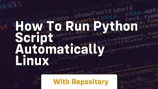 how to run python script automatically linux