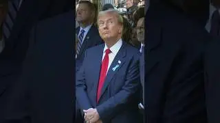 Pres. Biden, Donald Trump, Kamala Harris, and JD Vance attend the 9/11 ceremony in New York City