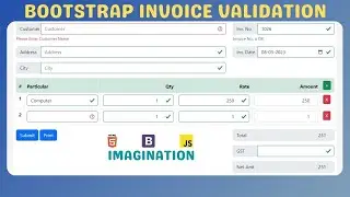 Bootstrap Invoice Validation Tutorial - Validate Multiple Items | Invoice Management