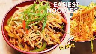 Chili Garlic Noodles | Easiest Veg Chili Garlic Noodles