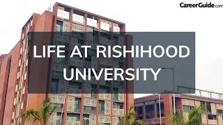 LIFE AT RISHIHOOD UNIVERSITY, SONEPAT | COLLEGE REVIEW | 2023 | CAMPUS TOUR | CareerGuide.com