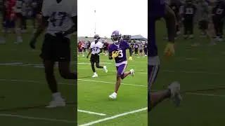 Jordan Addisons footwork at practice 😮‍💨