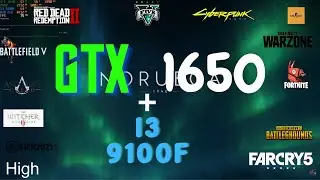 GeForce GTX 1650 + i3 9100F Test in New 69 Games 2021