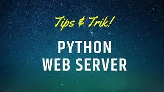 Web Server Sederhana Dengan Python, TANPA CODING!