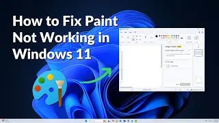 How to Fix Paint Not Working on Windows 11