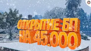 ЗАДОНАТИЛ 45.000р и ОТКРЫЛ ЗОЛОТОЙ КЕЙС из ЗИМНЕГО БП!? ВЫБИЛ ЭКСКЛЮЗИВ на GTA 5 RP(Radmir)