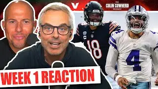 Reaction to Cowboys-Browns, Raiders-Chargers, Broncos-Seahawks, Tom Brady on FOX | Colin Cowherd NFL