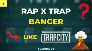 How to Rap x Trap Banger Song like Trapcity | EDM Trap type beat in FL Studio 20 Tutorial