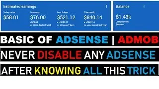 What is CTR,RPM,CPC,IMPRESSION and Page Views | Learn Basics of AdSense Never Disable your Account