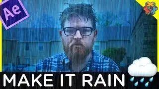 🌧️ Make a Rainy Day in After Effects 🌧️