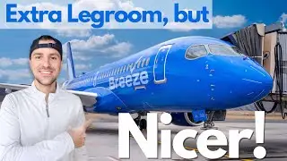 2 Hours in Breeze Airways NICER Seat - Is Premium Economy Worth It?