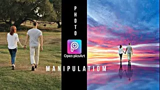 Photo Manipulation on PicsArt • How to Make AWESOME Reflection