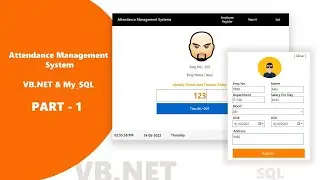 VB.Net - Attendance Monitoring System VB.Net [Free Source Code] with MySQL Server Database - Part 1