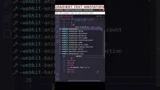 Gradient Text Animation | HTML CSS