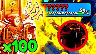 Поставил 100 Ультимейтов и СЛУЧИЛОСЬ ЭТО... в Toilet Tower Defense