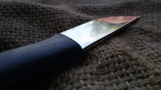 Нож для охоты ручной работы ,тест стали 95х18