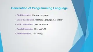 3. Generation of Programming Language। প্রোগ্রামিং লাঙ্গুয়েজ এর জেনারেশন