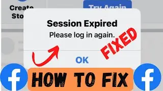 Session Expired Please Log In Again Facebook issue (2023) | Facebook Login Error |2023|