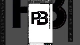 How to Make PB Logo Design in Adobe Illustrator | Typography logo | Digital Art Designs