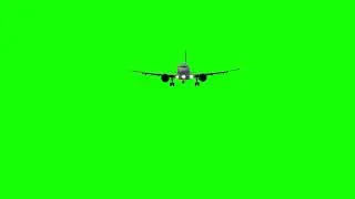 Airplane Green screen, Plane green screen, Plane Landing, Aircraft Stock Footage