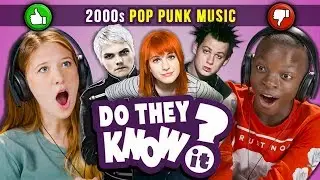 Do Teens Know 2000s Pop Punk Music? #4 (REACT: Do They Know It?)