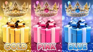 Choose Your Gift...! Gold, Pink or Blue⭐️💗💙 How Lucky Are You? 😱 Quiz Shiba