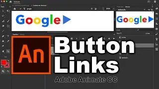 Button Links in Animate CC - Creating and Linking