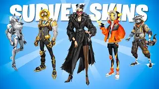 All 67+ Unreleased Survey Skins in Fortnite! (New Survey Skins)