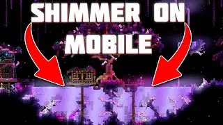 How to Find Aether Biome in Terraria Mobile 1.4.4.9 in 30 Seconds |Shimmer Lake Seed Terraria Mobile