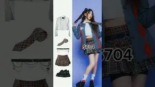 how extremely expensive is newjeans outfit #kpop #armyblinkfact #trending #newjeans #hanni #danielle