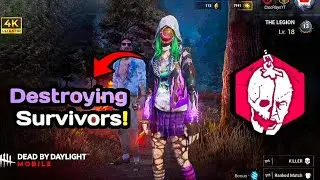 Destroying SWFs With The Legion Platinum Skin! | Dbd Mobile