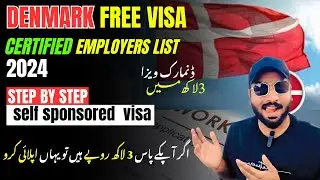 🇩🇰 Denmark Work Permit visa | Denmark Visa for Pakistani & Indian | Self sponsored jobs In Denmark