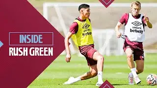 Edson Alvarez and James Ward-Prowses First Day In Training | Inside Rush Green