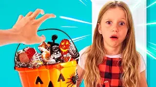 Nastya and her funny Halloween stories for kids