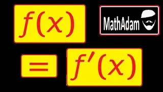 This function is its own derivative