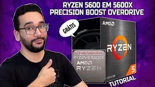 Desempenho GRÁTIS? PBO (Precision Boost Overdrive) - Tutorial Básico usando R5 5600