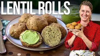 NEED BREAD?? Try These Gluten-Free Vegan Lentil Rolls w/ Garlic Spread