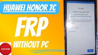 Honor 7c frp Bypass 2024 Without Pc Honor Google Lock Remove No Talkback easy ways